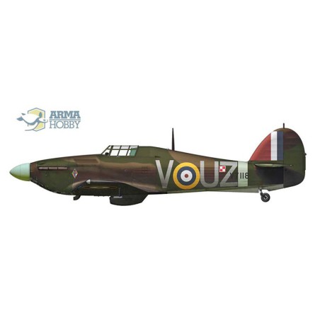 Hurricane Mk I Allied Edition 1/72 Kunststoff -Kunststoffflugzeugmodell | Scientific-MHD