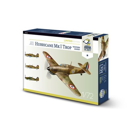 Hurricane plastic plane model MK I too french limited edition 1/72 | Scientific-MHD