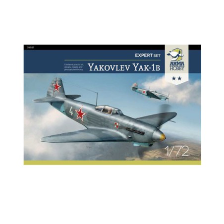 Maquette d'avion en plastique Yakovlev Yak-1b Expert set 1/72