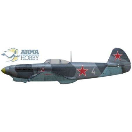 Yakovlev yak-1b plastic plane model Set 1/72 | Scientific-MHD