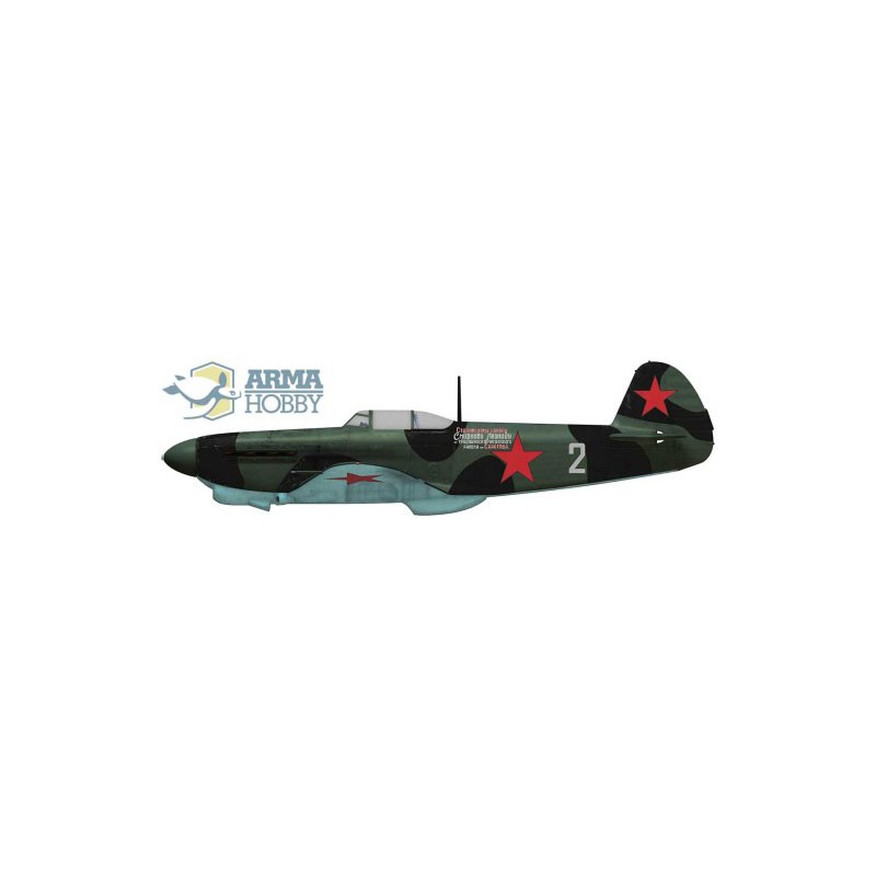 Maquette d'avion en plastique Yakovlev Yak-1b Expert set 1/72