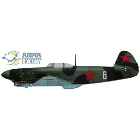 Yakovlev yak-1b plastic plane model Set 1/72 | Scientific-MHD