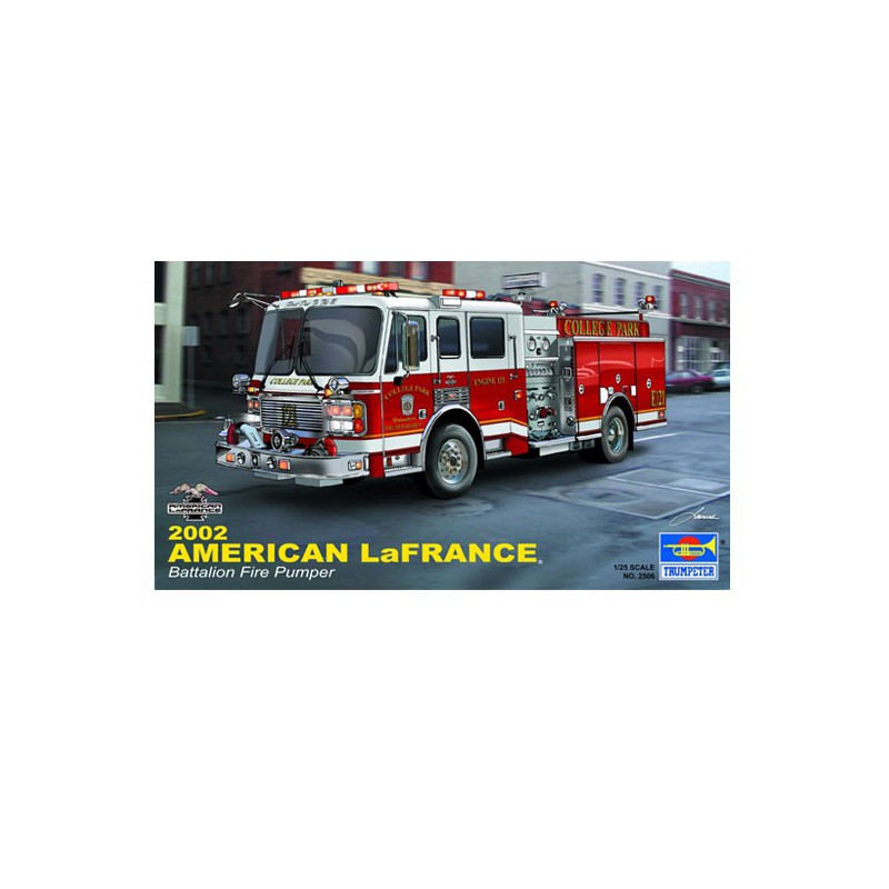 Maquette de camion en plastique LAFRANCE EAGLE FIRE PUMPER