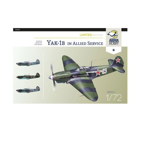 Maquette d'avion en plastique Yak-1b Allied Fighter 1/72