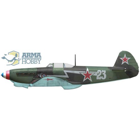 Yak-1b plastic plane model allied Fighter 1/72 | Scientific-MHD