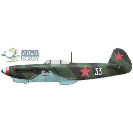 Yak-1b plastic plane model allied Fighter 1/72 | Scientific-MHD