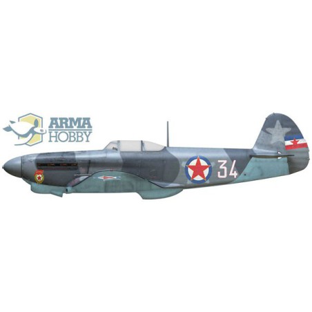 Yak-1b plastic plane model allied Fighter 1/72 | Scientific-MHD