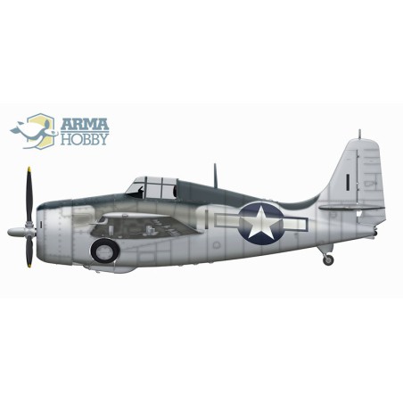 Maquette d'avion en plastique FM-2 Wildcat Expert Set 1/72