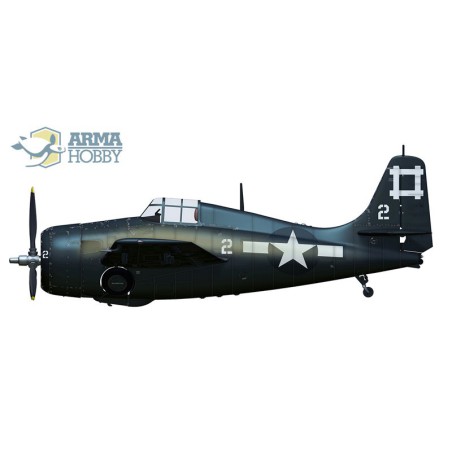 Maquette d'avion en plastique FM-2 Wildcat Expert Set 1/72