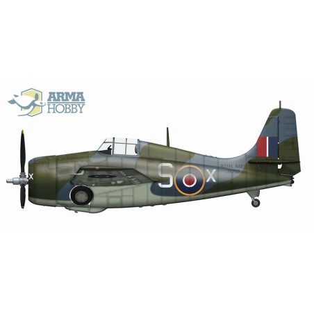 FM-2 Plastikflugzeug Modell Wildcat Expert Set 1/72 | Scientific-MHD