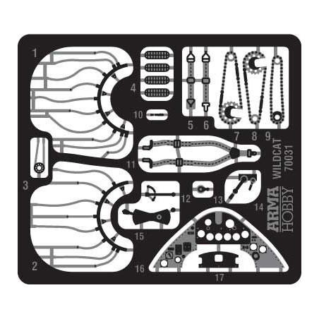 FM-2 Plastikflugzeug Modell Wildcat Expert Set 1/72 | Scientific-MHD