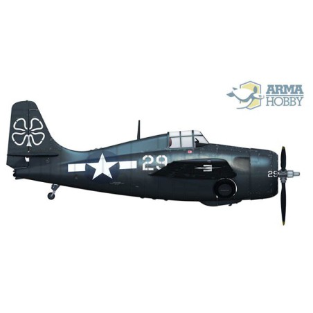 Maquette d'avion en plastique FM-2 Wildcat Model Kit 1/72