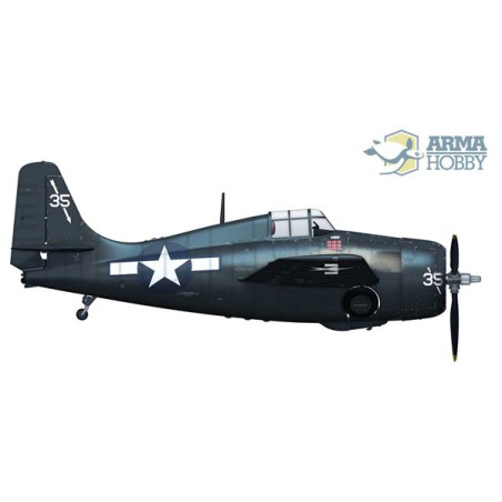 Maquette d'avion en plastique FM-2 Wildcat Model Kit 1/72