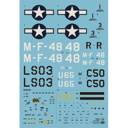 FM-2 Plastikflugzeugmodell Wildcat Training Cats Limited Edition 1/72 | Scientific-MHD