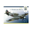 Maquette d'avion en plastique Hurricane Mk IIc Model kit 1/72