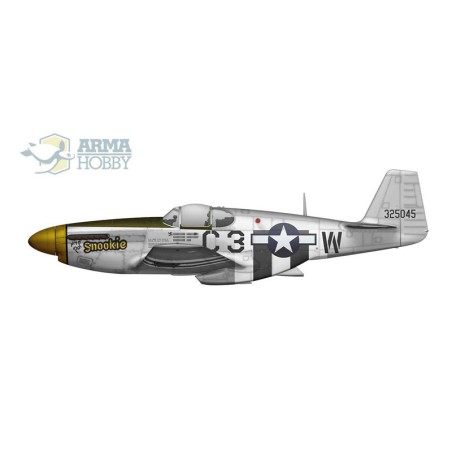 Maquette d'avion en plastique P-51 B/C Mustang Expert Set 1/72