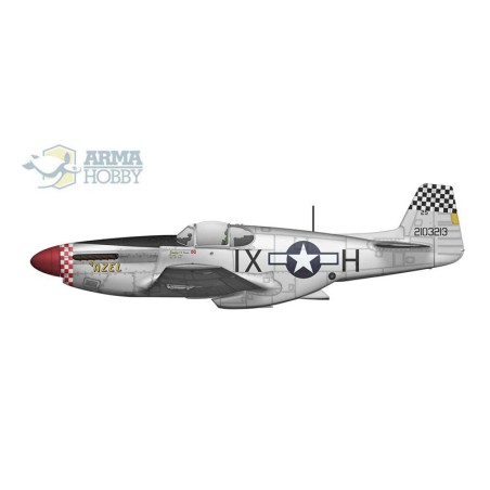 Maquette d'avion en plastique P-51 B/C Mustang Expert Set 1/72