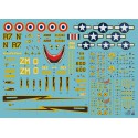 Maquette d'avion en plastique F-6C Mustang Expert set 1/72