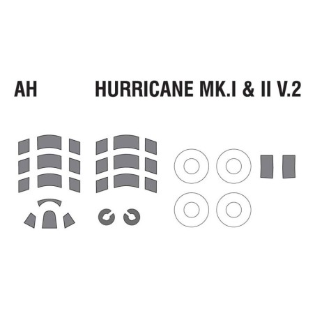 Hurricane MK II B/C plastic plane model Set 1/72 | Scientific-MHD