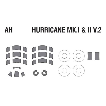 Maquette d'avion en plastique Hurricane Mk II b/c Expert set 1/72