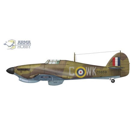 Hurricane MK II B plastic plane model too Model Kit 1/72 | Scientific-MHD