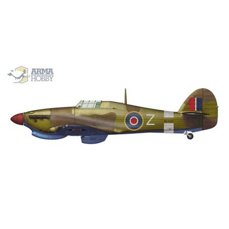 Hurricane Mk II B Plastikflugzeugmodell auch Modell Kit 1/72 | Scientific-MHD