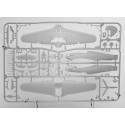 Maquette d'avion en plastique Hurricane Mk II b trop Model Kit 1/72