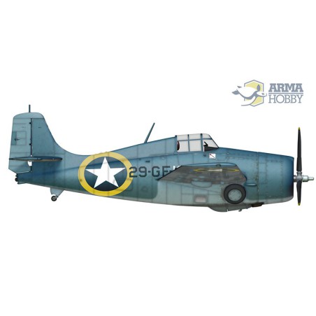 F4F-4 plastic plane model WildCat Expert Set 1/72 | Scientific-MHD