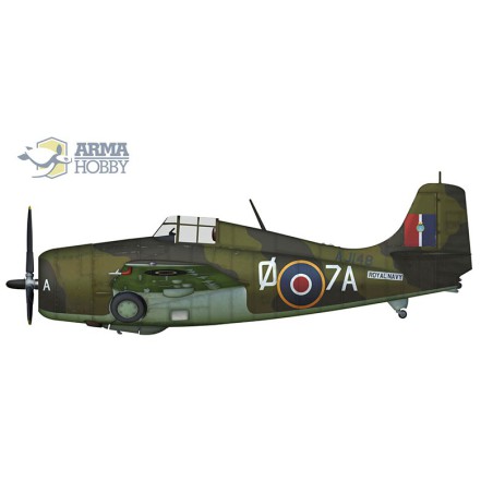 Maquette d'avion en plastique F4F-4 Wildcat Expert Set 1/72