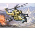 Plastic helicopter model in mid-24v/hind e 1/72 | Scientific-MHD