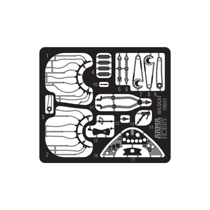 Maquette d'avion en plastique FM-1 & FM-2 Wildcat Deluxe Set 1/72