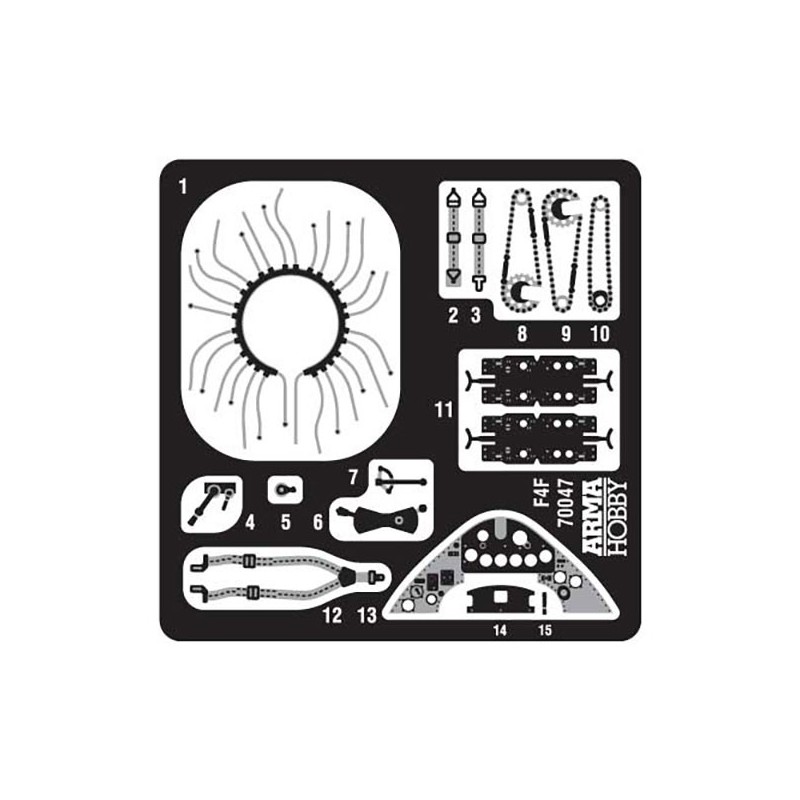 Maquette d'avion en plastique FM-1 & FM-2 Wildcat Deluxe Set 1/72