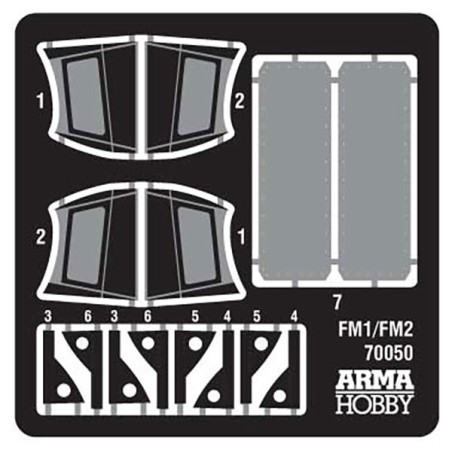 FM-1 & FM-2 plastic plane model WildCat Deluxe Set 1/72 | Scientific-MHD