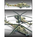 Maquette d'hélicoptère en plastique Mi-24V/VP Hind E 1/72