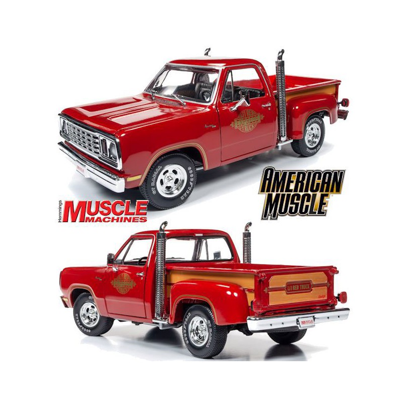 Voiture miniature Die Cast au1/18 Dodge Pick Up Lil Red 1/18