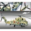 Maquette d'hélicoptère en plastique Mi-24V/VP Hind E 1/72