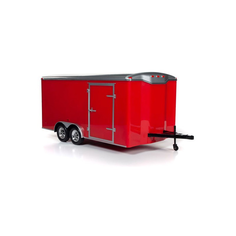 Voiture miniature Die Cast au1/18 Enclosed Trailer Red 1/18 Voiture miniature Die Cast au1/18 Enclosed Trailer Red 1/18