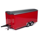 Miniature car Die Cast at1/18 Enclosed Trailer Red 1/18 | Scientific-MHD