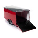 Miniature car Die Cast at1/18 Enclosed Trailer Red 1/18 | Scientific-MHD