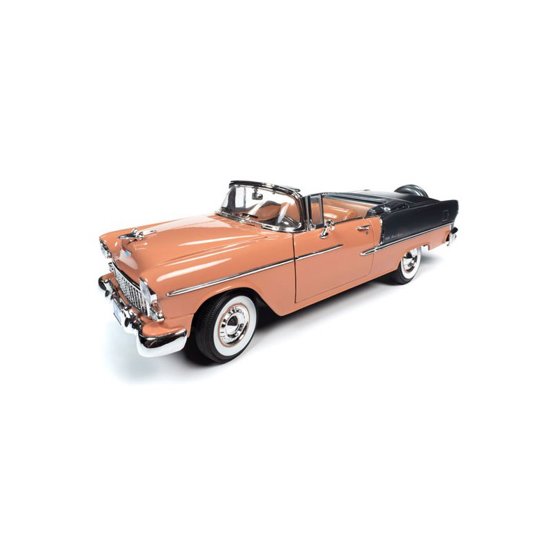 Voiture miniature Die Cast au1/18 Chevy Bel Air Convertible 1955 1/18