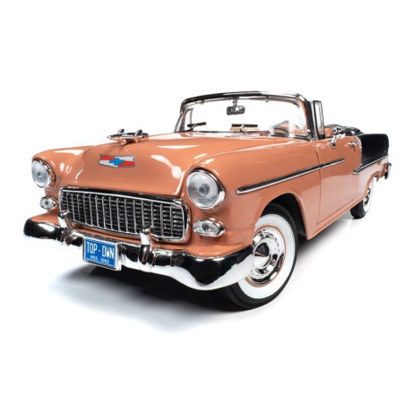 Voiture miniature Die Cast au1/18 Chevy Bel Air Convertible 1955 1/18