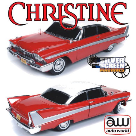 Miniature car Die Cast at1/18 Christine Plymouth Fury Dark 1/18 | Scientific-MHD