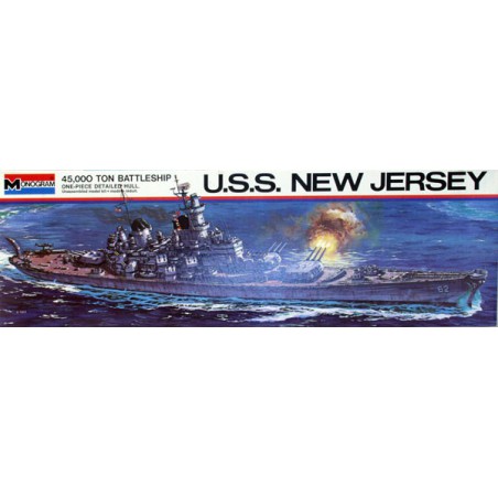 USS New Jersey BB-62 Plastikbootmodell | Scientific-MHD