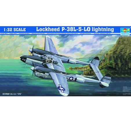 Maquette d'avion en plastique P-38L-5-LO LIGHTNING