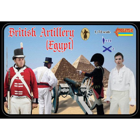 Englische Artillerie -Figur Ägypten1/72 | Scientific-MHD