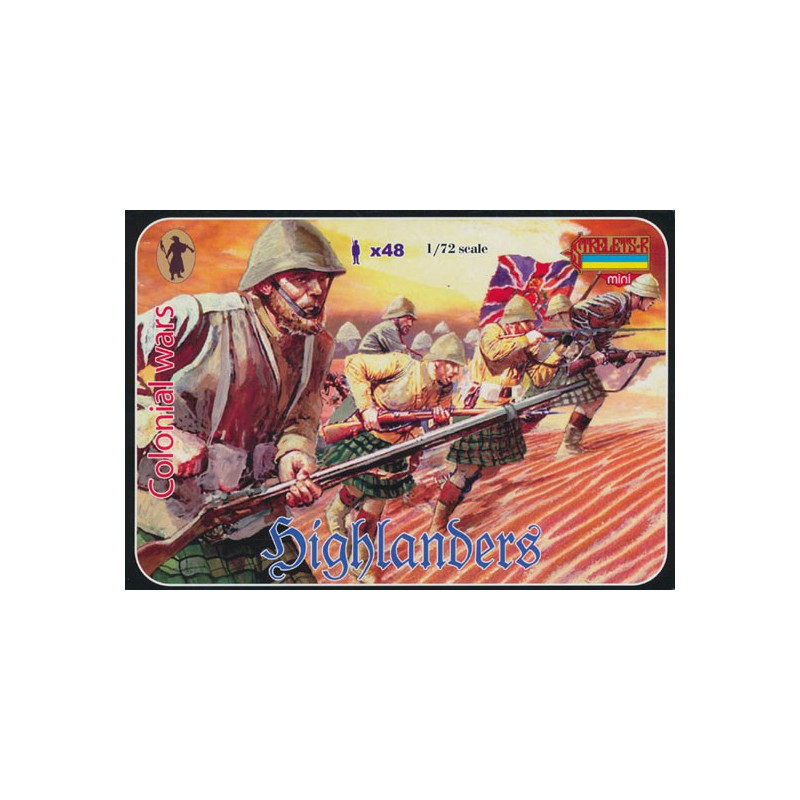 Figurine HIGHLANDERS 1898-1902 1/72
