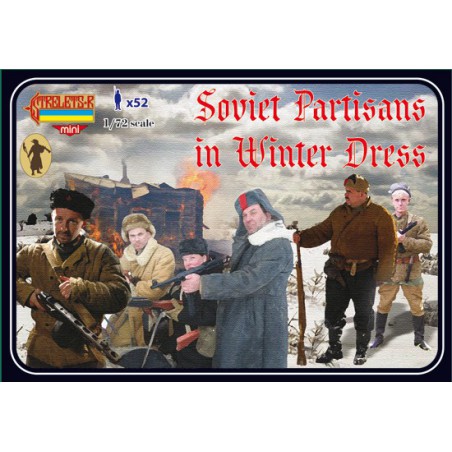 Figurine PartisansSoviétiques Hiver1/72