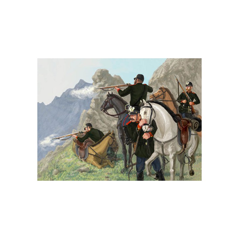 Figurine Dragons Russes 1877 1/72