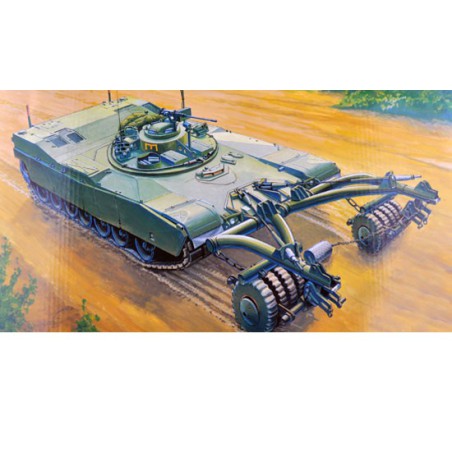 M1 Panther II Minclearing Plastic Tankmodell | Scientific-MHD