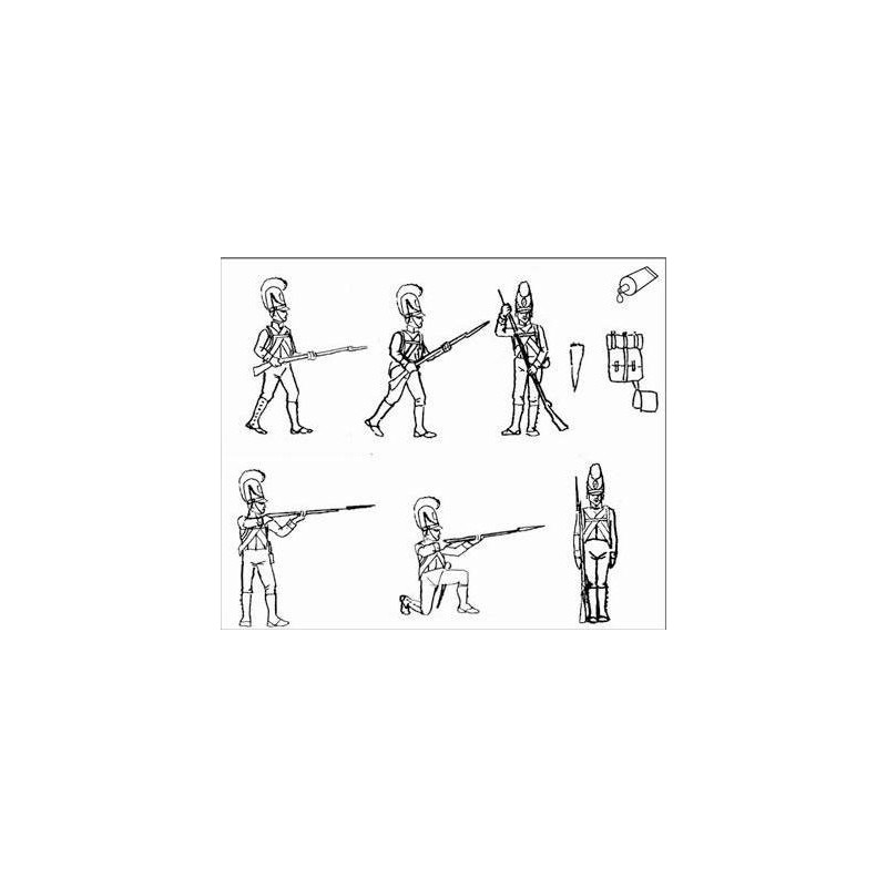 Figurine INFANTERIE BAVAROISE 28 mm